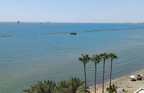 Larnaca Apartment | Stunning Top-Floor Beachfront Apartment