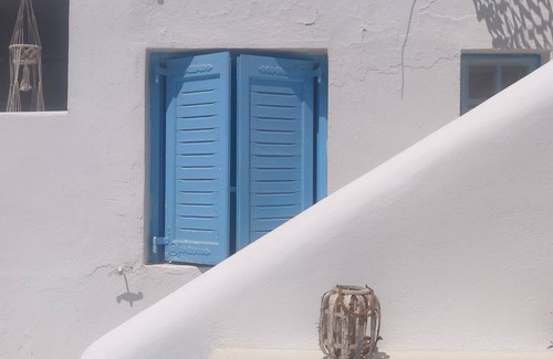 Ios Town Villa | Stunning Villa Roof top with sea view, Ios, Greece