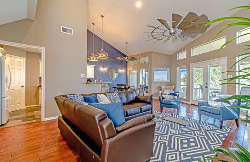 April Sound House | Stunning Waterfront Home: Master 1st Floor, Elevator, Fully Renovated!