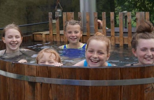 Lanteglos Cabin | Stunning Yurt 'Pencarrow' with hot tub close to hidden coves