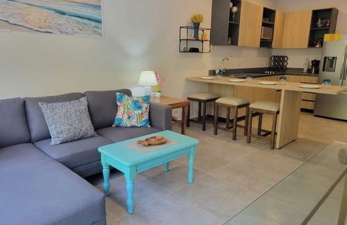 Tambor Apartment | Stylish 2BR/2BA condo near the beach in gated Los Delfines Golf and Country Club