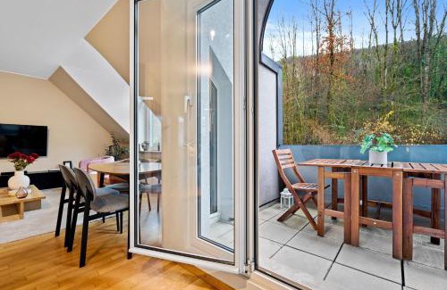 Dommeldange Apartment | Stylish 2BR with Patio & Parking Near City Center