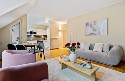 Dommeldange Apartment | Stylish 2BR with Patio & Parking Near City Center