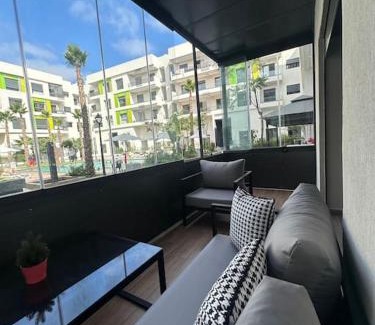 Mohammedia Apartment | Stylish & Chic Appartement avec piscine Mohammedia Natura Living 20 min de Casablanca