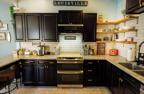 Germantown House | Stylish Chic Modern, Remodel, Private Yard Deck, Bourbon Trail, Airport, YumYum!