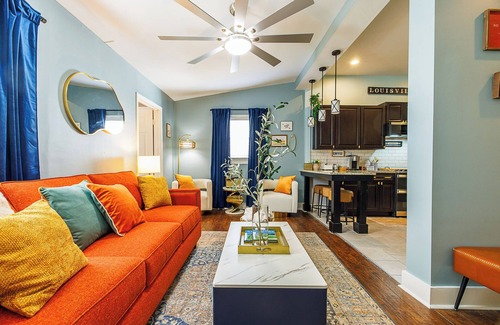 Germantown House | Stylish Chic Modern, Remodel, Private Yard Deck, Bourbon Trail, Airport, YumYum!