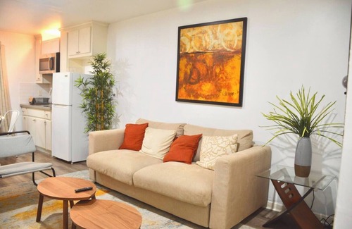 Braeswood Place Apartment | Stylish Cozy 1BR Near NRG Stadium + Fast WiFi & Free Parking