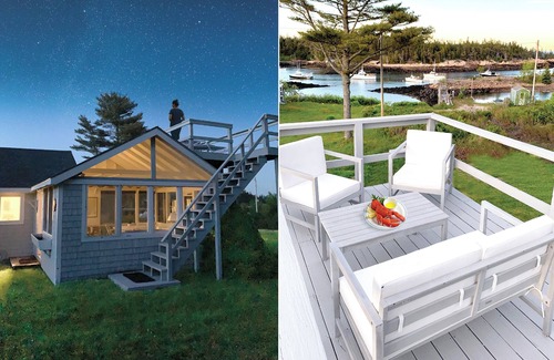 Birch Harbor Cottage | Stylish ocean-view home on Acadia's Schoodic Loop