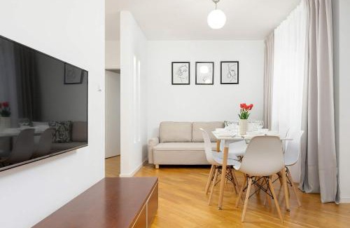 Zacisze Apartment | Stylowy Apartament dla 6 Osób z Parkingiem by Noclegi Renters
