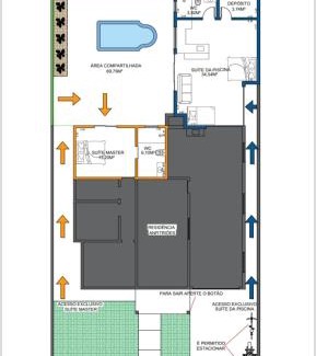 Frederico Westphalen House | Suíte Master