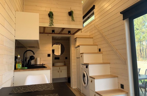 Amares Ski Chalet | Sublime Tiny House Luxe Avec Piscine Privée Près de Braga