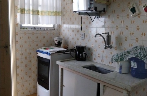 Aviacao Apartment | Suitable for 06 people - Praia Grande - Aviation - One block from the beach.