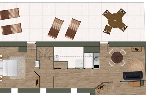 Aubin Bed & Breakfast | Suite de luxe N°5 in a park of one hectare