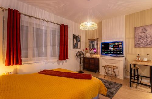 Amiens Apartment | Suite ZEN 32m2 Centre ville Spa & Table massage &Parking