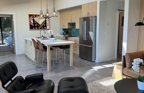 West Sound House | Summer Daze - enjoy in/outdoor living in this new ocean front designer home.