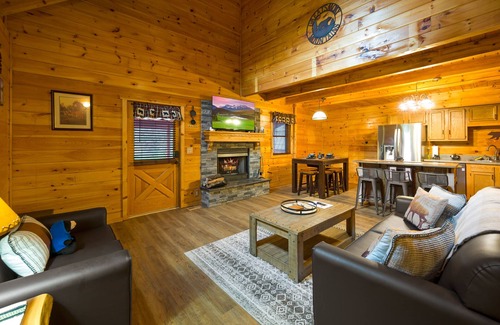 Sevierville Cabin | SummerTime is Here! Secluded Log Cabin-NEW Hot Tub-Wrap Around Porch