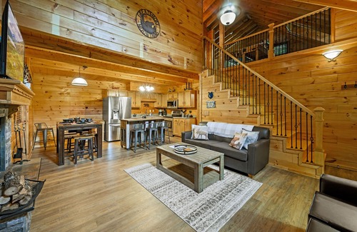 Sevierville Cabin | SummerTime is Here! Secluded Log Cabin-NEW Hot Tub-Wrap Around Porch