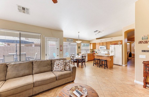 Maricopa House | Sunny Maricopa Getaway w/Private Pool + Fire Pit!