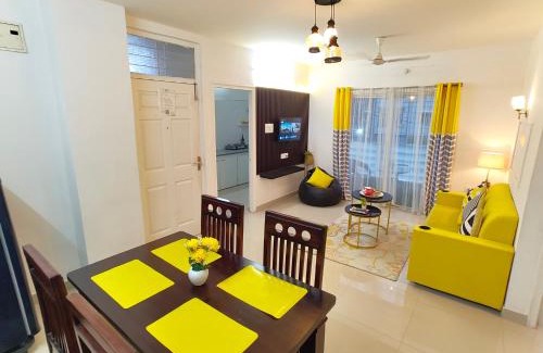 Shaikpet Apartment | Sunny Stay - Fully Furnished 2BHK Apartment with Kitchen, Wi-Fi & Smart TV