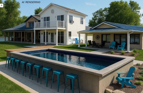 Saint Johns House | Sunset Hideaway - Lakefront Escape with Private Pool, Dock space & Sunset Views