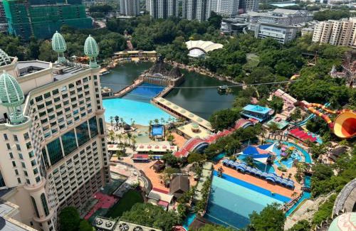 Bandar Sunway Apartment | Sunway Resort Suites max 4 pax studio 1 mins walk to Sunway Pyramid