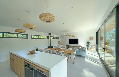 Moliets-et-Maa Villa | Superbe Villa en Pleine Nature Sans vis à vis Pour 12 Personnes