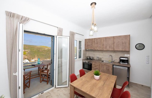 Xilokeratidi Apartment | Superior Beachfront Apartment 1 with view to the Aegean Sea