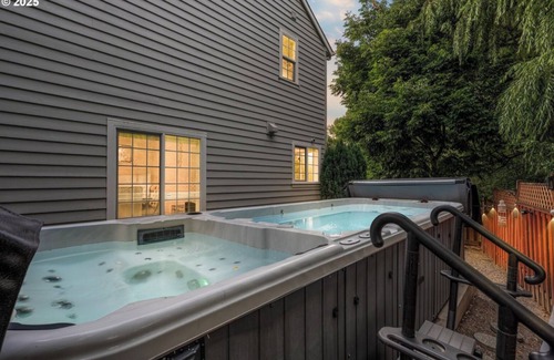 Beaverton House | Swim Spa + Hot Tub, Private backyard, 6 Bedrooms
