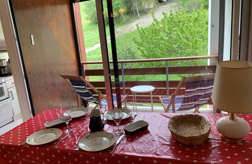 Le Sauze Apartment | T2 Cabin 6 pers with parking, facing the slopes - Enchastrayes