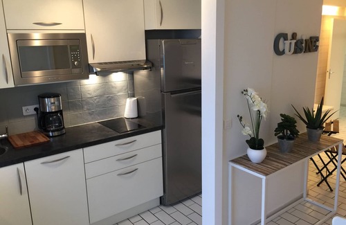 La Cote Radieuse Apartment | T2 standing 4 * crossing 44m2 on the beach (20m) 4 pers 1 bedroom, 7 Etg, free WIFI