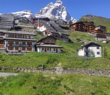 Cervinia Apartment | TANA DELLA MARMOTTA - renovated, ski in ski out, turkish bath, garage, storage