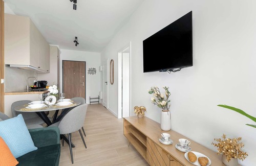 Stare Miasto District Apartment | Tasteful Apartment with Parking and Gym by Noclegi Renters