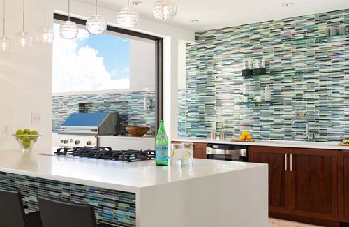 Providenciales House | TC Villas -Castaway -Elegant Family Beachfront Villa with Pool and Beach Access
