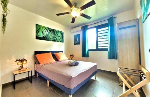 Taiarapu-Ouest Apartment | Teahupo'o Lodge Tahiti - Fare Terre et Mer - climatisé - canoe et paddle