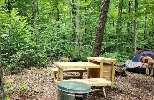 Logan RV Rental | Tentrr Signature Site - Lazy Ferret Glamping - Camp Bobcat