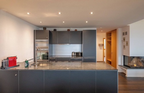 Flims Apartment | The 3.5 room apartment located in Flims Dorf in a quiet and well-connected area.