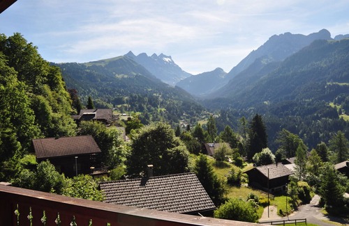 Barboleusaz Apartment | The apartment is located opposite the Bois-Gentil train stop and about 1 km from the departure of th