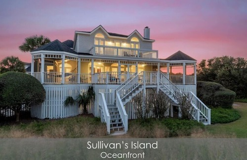Sullivan's Island House | 'The Bauer at Sullivan's Island' Oceanfront, Private Pool, Rare Find!
