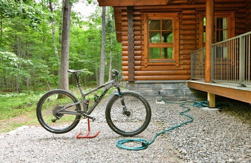 Drummond Cabin | The Bike House, an Euro Log Home near Cable and Drummond, WI