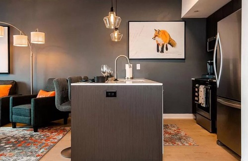 Bozeman Condo | The Fox Den in Downtown Bozeman with Mountain Views, Large Private Deck