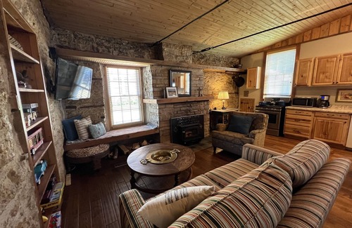 Sabula House | The Iowa Stone House. Enjoy Historic Charm and Spacious Modern Comfort.