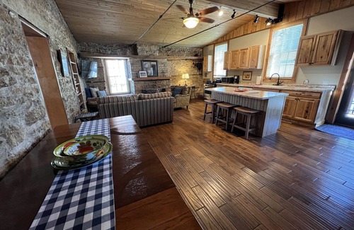 Sabula House | The Iowa Stone House. Enjoy Historic Charm and Spacious Modern Comfort.