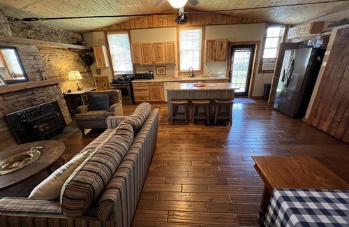 Sabula House | The Iowa Stone House. Enjoy Historic Charm and Spacious Modern Comfort.