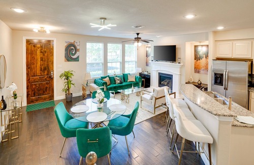 Legacy Town Center North House | The Luxury Stay Legacy West Upscale Zen Patio in Plano, Texas