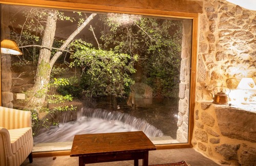 Bourg-Argental House | the mill crossed by the river 5 stars spa pool