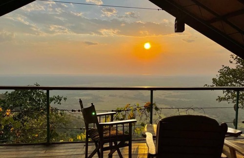 Western Region Ski Chalet | The Observatory Lodge at Kichwamba escarpment overlooking Queen Elizabeth NP.