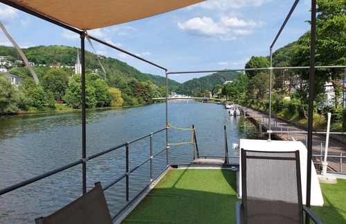 Bad Ems Boat Rental | The other accommodation. The residential ship "Wilhelm von Nassau" in Bad Ems a.d. Lahn