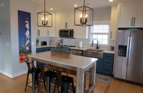 North Topsail Beach House | "The Palms" Oceanfront on Topsail Island, 2 BR - 2 BA Beach House - Awesome View