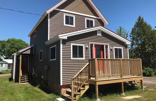 Mohawk House | The Red Door Retreat-Mohawk, Michigan. 100 yards to TRAIL #3