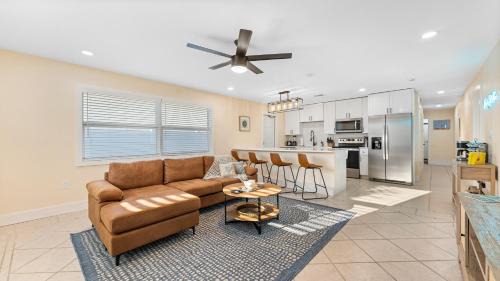 Cocoa Beach Apartment | The Shark Tank Cocoa Beach - Beach Boho, Downtown, 5-Min Walk to Beach, Shops & Bars